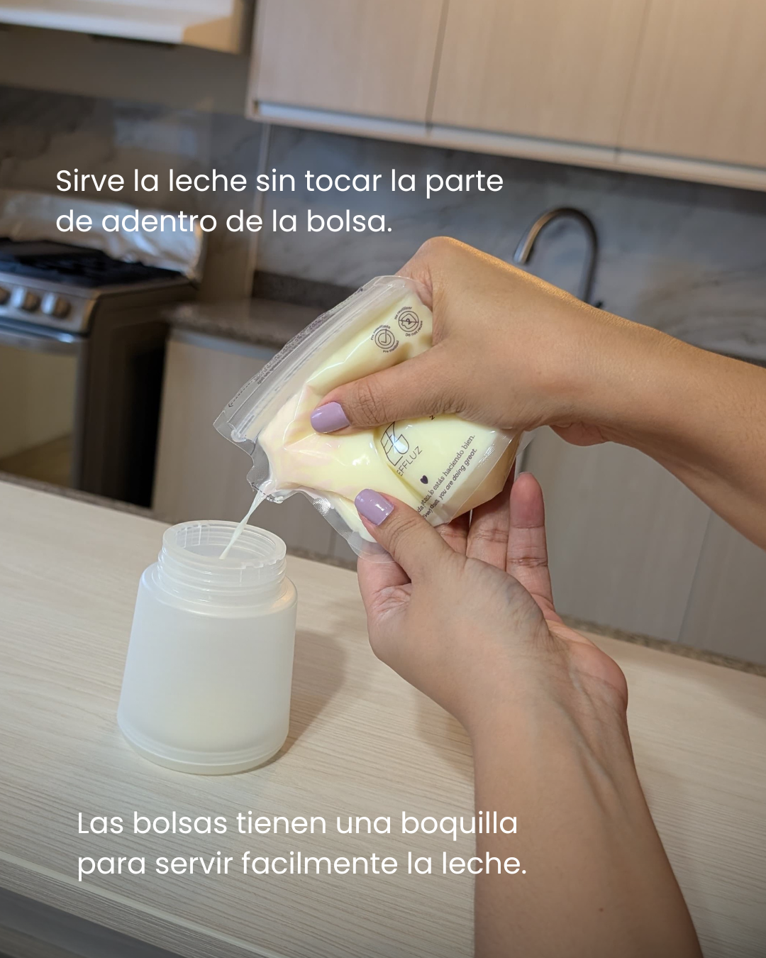 Bolsas para almacenar leche materna 4oz 120ml con 120 bolsas - Effluz