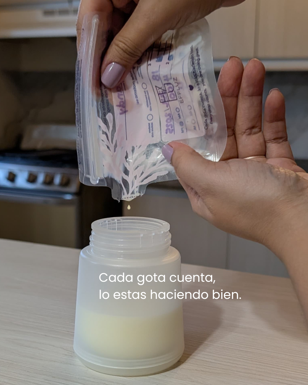 Bolsas para almacenar leche materna 4oz 120ml con 120 bolsas - Effluz