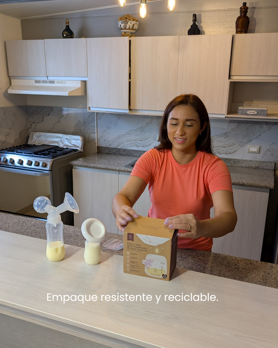 Bolsas para almacenar leche materna 4oz 120ml con 120 bolsas - Effluz