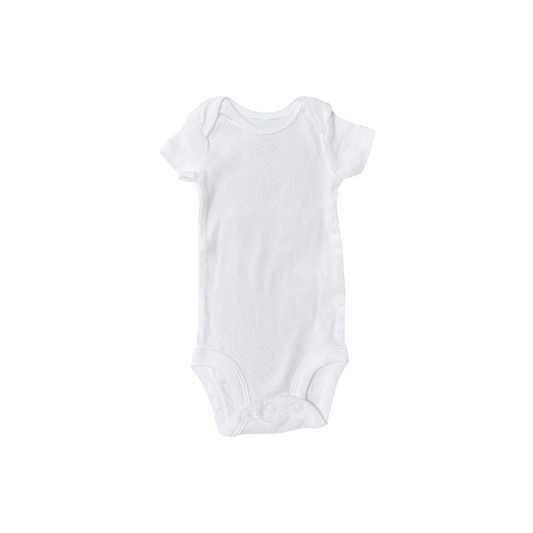 Bodysuit blanco recien nacido manga corta carters