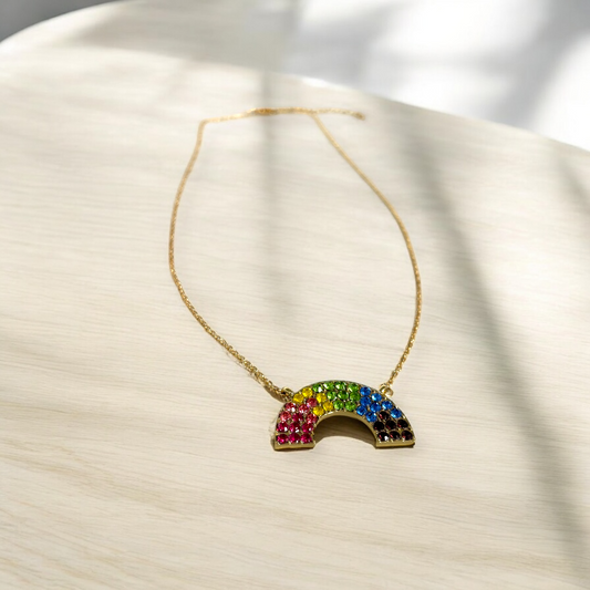 Rainbow Necklace - Rainbow Baby Collection