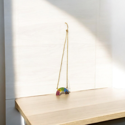 Rainbow Necklace - Rainbow Baby Collection