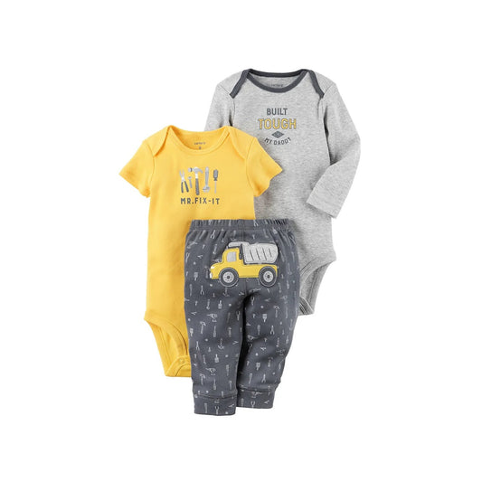 Set de 3 piezas carters tema herramienta - Bebé prematuro hasta 6lb