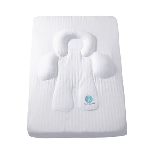 Pillowsheets Tiny Dreamers Pack N Play Sheet 0-6 White 27X39X4 INCHES