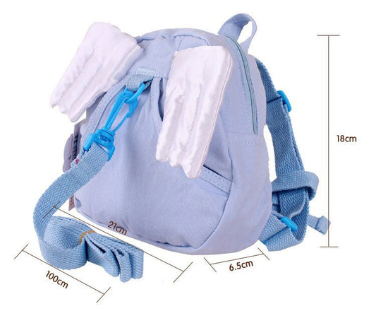 Arnes pechera de angél con mochila celeste