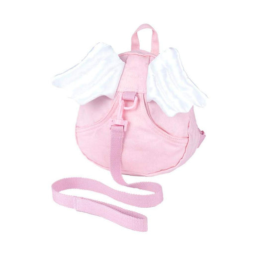 Arnes pechera de angél con mochila rosado