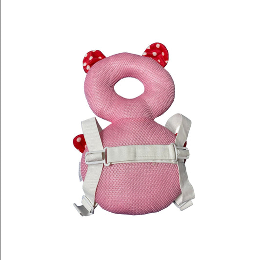 Almohada para protección de caídas de espalda - osito rosado