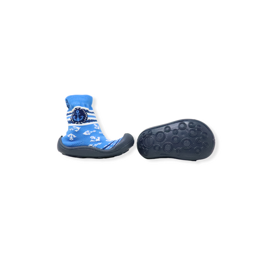 Zapato Klin Br17 US3 8-10m azul tema marinero