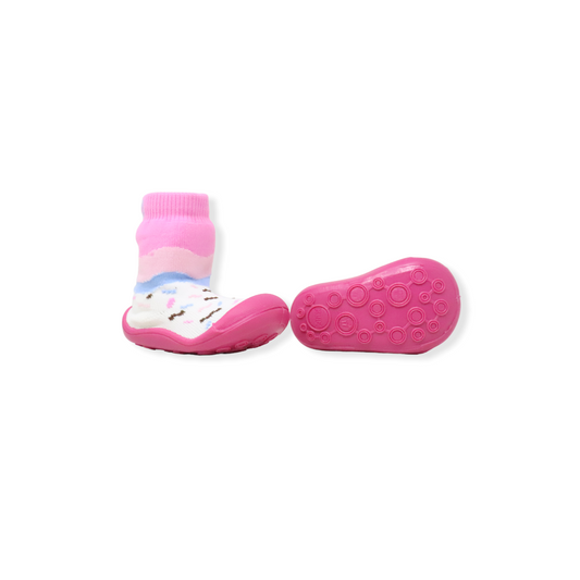 Zapato Klin Br17 US3 8-10m rosa cupcake