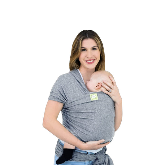 Fular Gris para bebés hasta 25 libras