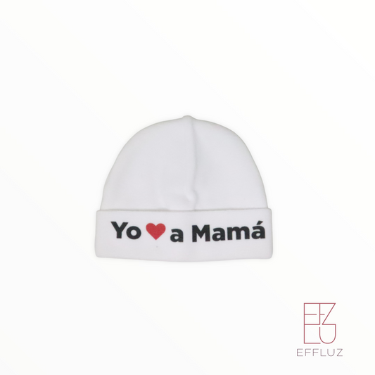 Gorrito para bebé prematuro itty bitty baby 2-4lb tiny preemie "Yo amo a mamá"