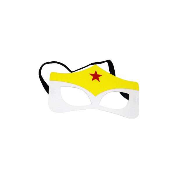 Wonder Women felt mask with elastic