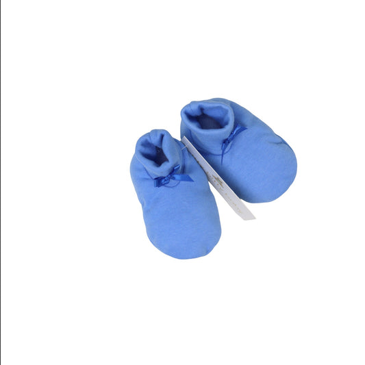 Media tipo botita itty bitty baby recien nacido azul