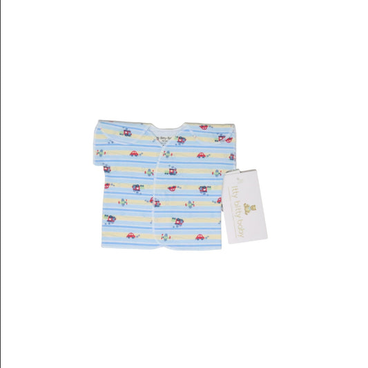 NICU tshirt itty bitty baby nino 1-3lb lineas con transportes