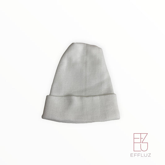 Premature baby hat 3-6lb - white rounded top style 720 - Premature baby