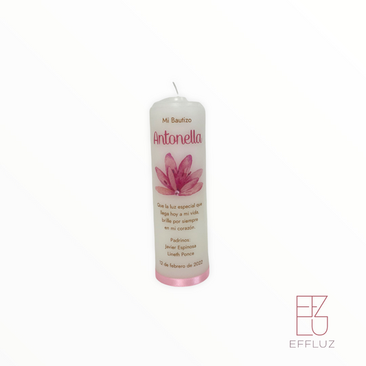 BAPTISM CANDLE ANTONELLA MODEL 6 INCH