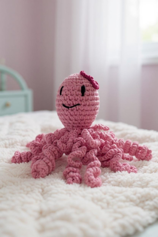 Pulpo de Crochet Panamá: El Secreto de las salas de Neonatología para calmar a tu bebé