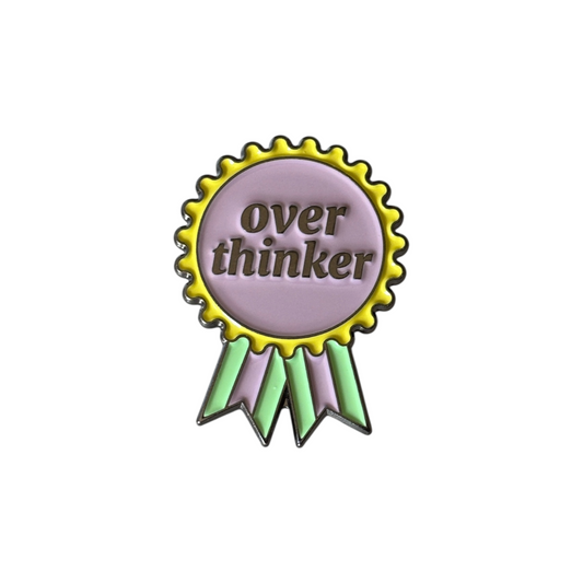 Broche Overthinker Lila Menta Amarillo