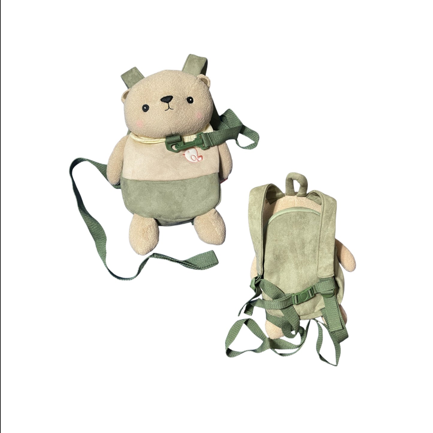 Green bear chest harness