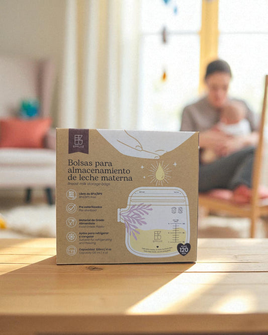 Bolsas para almacenar leche materna 4oz 120ml con 120 bolsas - Effluz