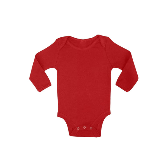 Red long sleeve bodysuit 0-3