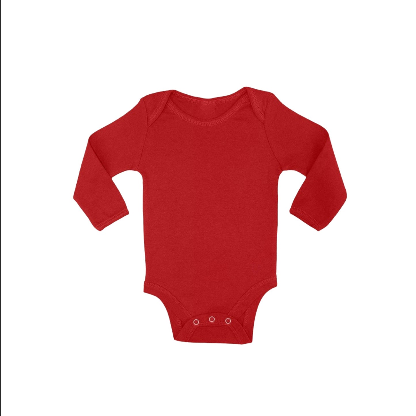 Bodysuit rojo manga larga 3-6