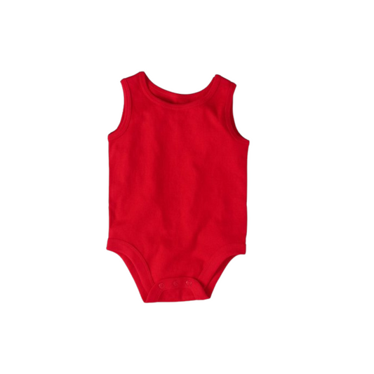 RN Sleeveless Red Bodysuit