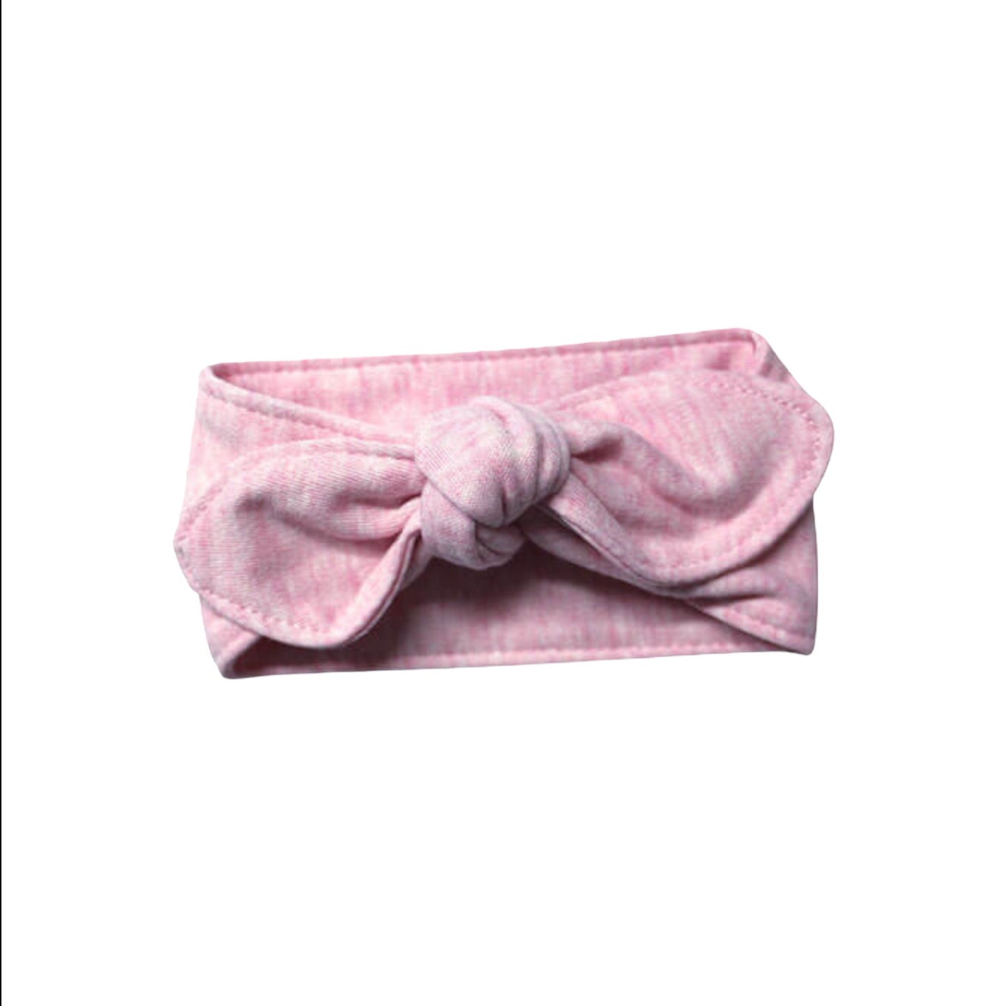 Cotton headband for newborn baby Pastel pink