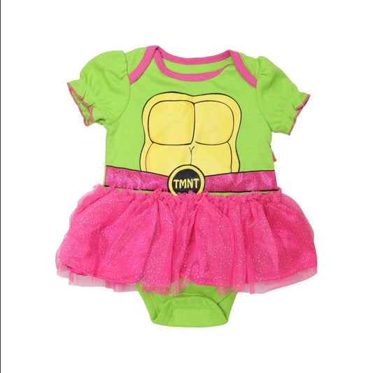 Girl's Ninja Turtles Bodysuit with tutu 0-3m