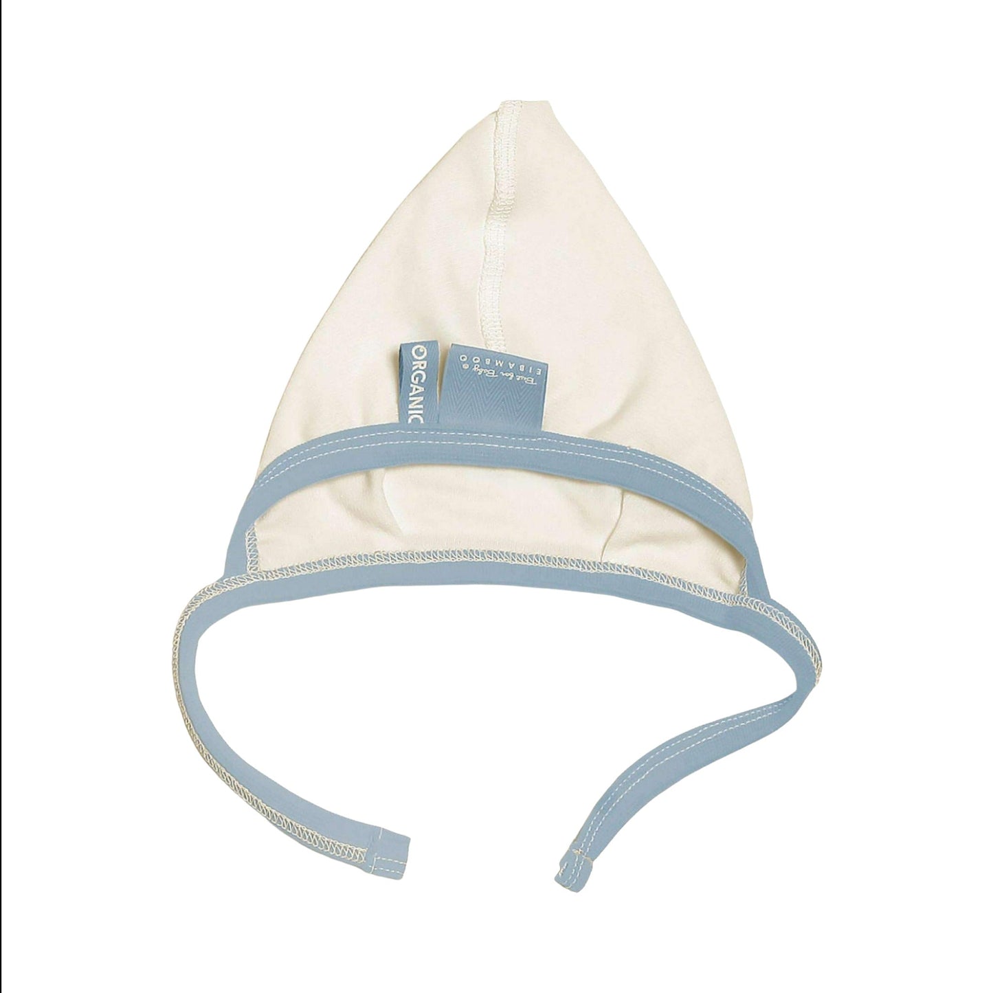 Beibamboo bonnet premature hat 3-6lb light blue