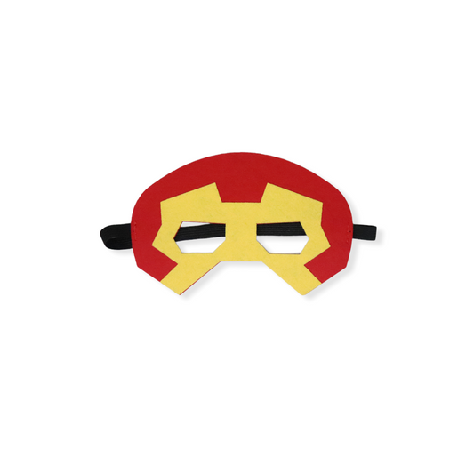 Mascara de Iron Man de fieltro con elastico