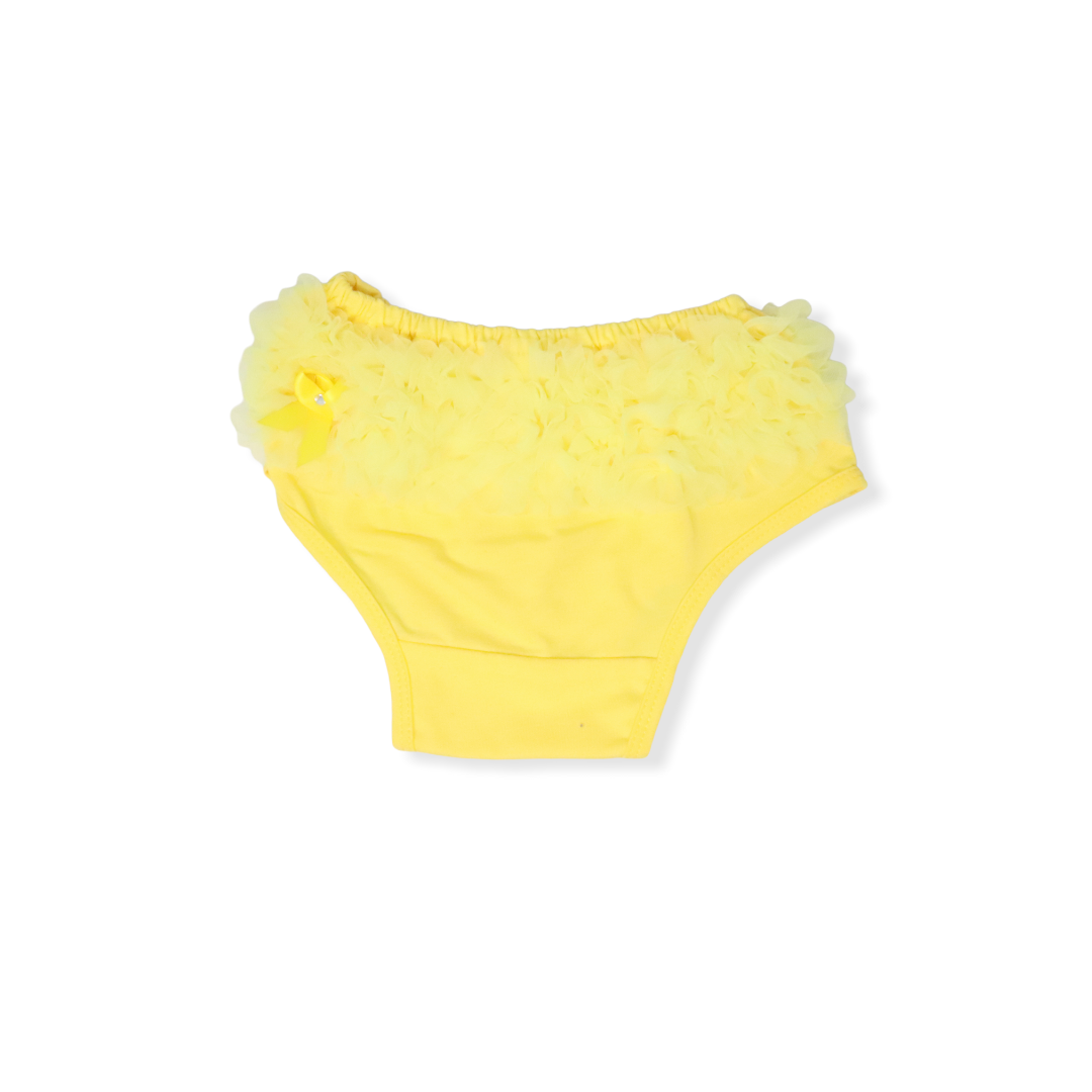 Cubrepanal con mini ruchas 3-6m amarillo