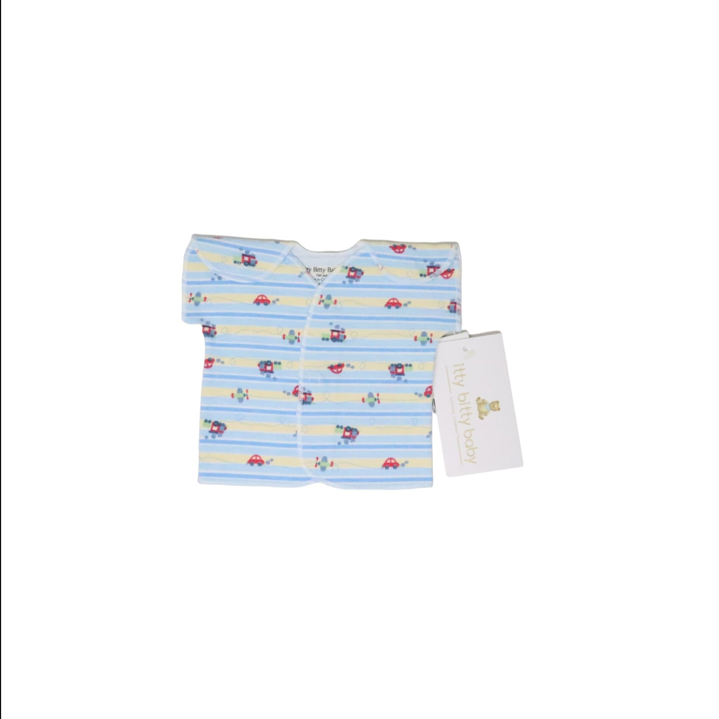 NICU tshirt itty bitty baby nino 3-5lb lineas con transportes