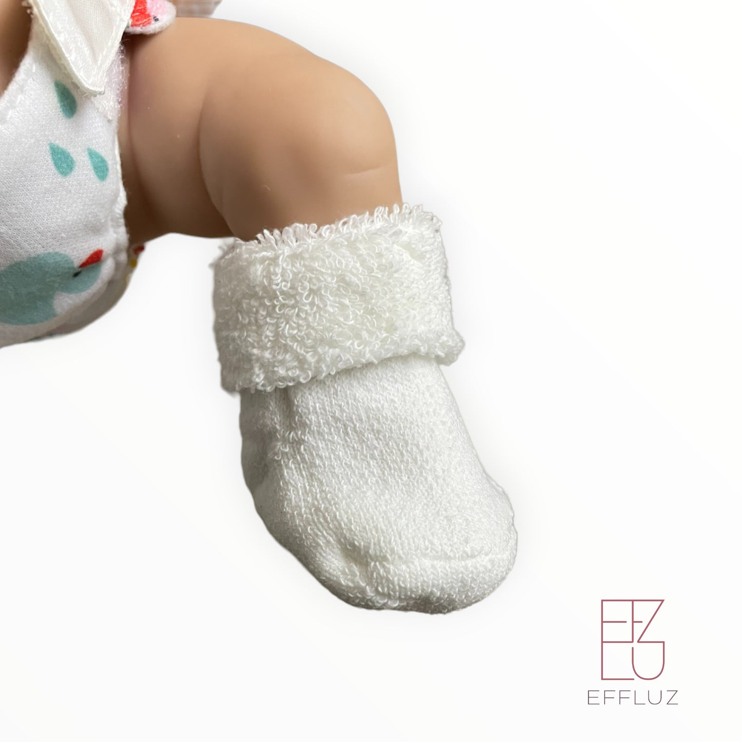 Medias para prematuros blanco hueso style 900 - Bebé prematuro